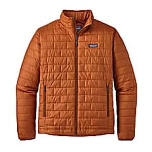 Patagonia Men's Puffer Jacket in Rust Orange